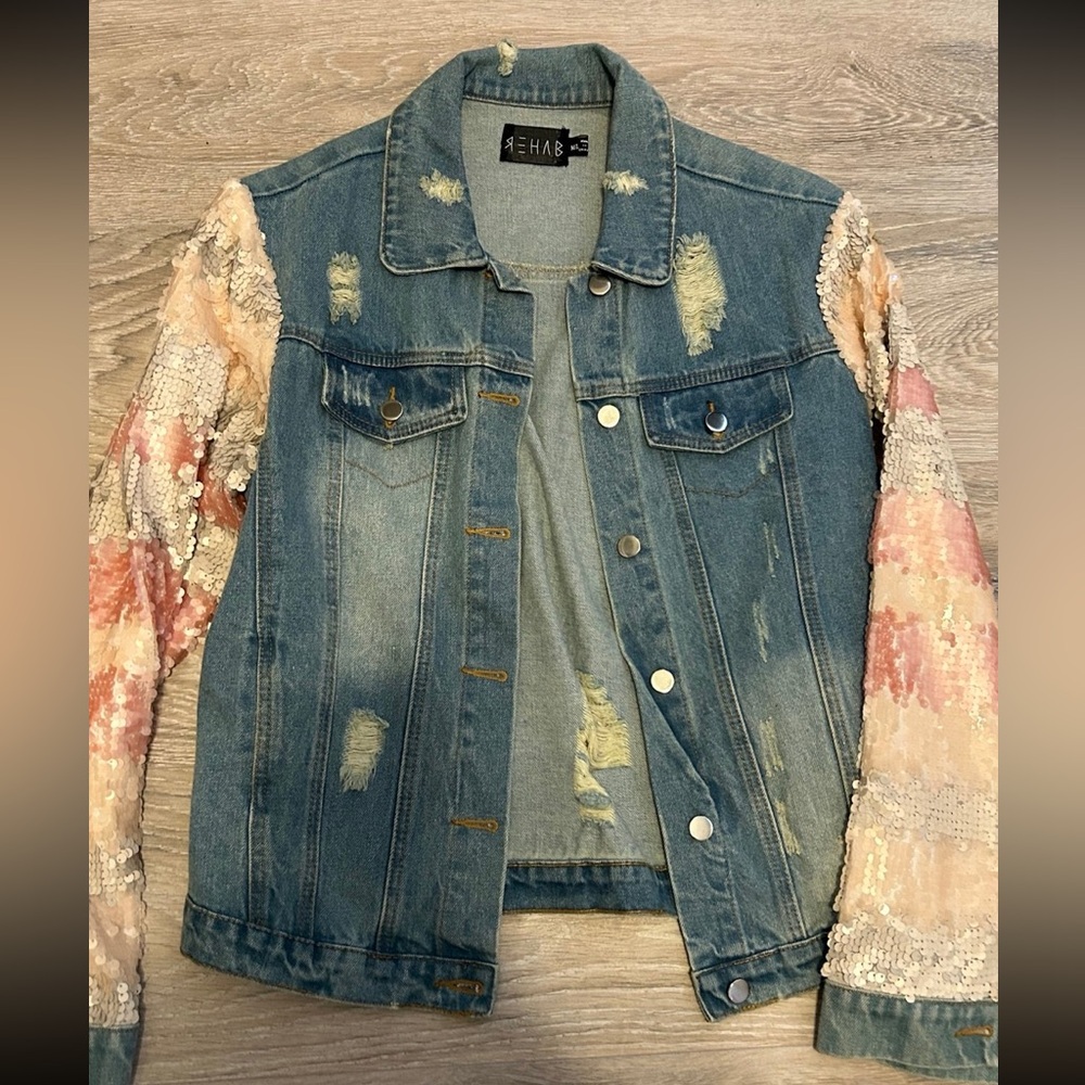 Rehab Denim Jacket NWOT